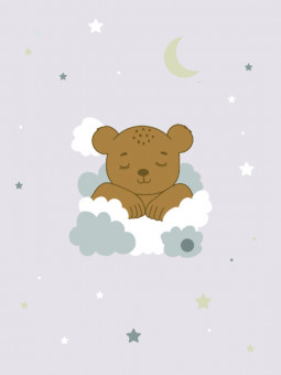 Affiche - Teddy bear - Accueil | Oueso - Art Afro Contemporain