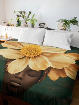 Housse de couette - Aurumora - Accueil | Oueso - Art Afro Contemporain
