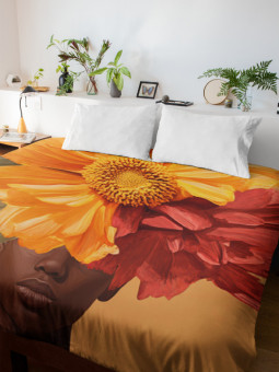 Duvet cover - Amaraé - Accueil | Oueso - Contemporary Afro Art