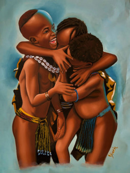 Poster - Chaleur d’Amitié - Accueil | Oueso - Contemporary Afro Art