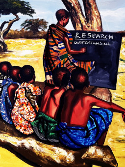 Affiche - Apprentissage Collectif - Accueil | Oueso - Art Afro Cont...