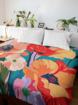 Housse de couette - Israya - Accueil | Oueso - Art Afro Contemporain
