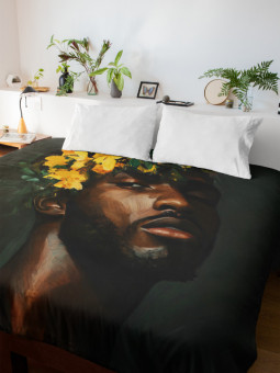 Duvet cover - Tirsah - Accueil | Oueso - Contemporary Afro Art