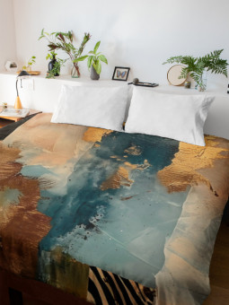 Duvet cover - Iridane - Accueil | Oueso - Contemporary Afro Art
