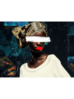 Affiche - Discret - Accueil | Oueso - Art Afro Contemporain