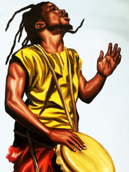 Affiche - Tam Tam - Accueil | Oueso - Art Afro Contemporain
