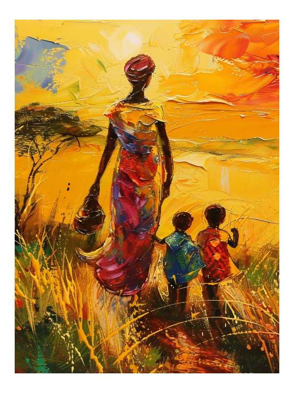 Affiche - Enfant du soleil - Accueil | Oueso - Art Afro Contemporain Affiche - Enfant du soleil - Accueil | Oueso - Art Afro Contemporain