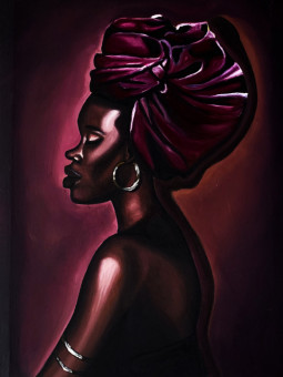 Affiche - Fatou - Accueil | Oueso - Art Afro Contemporain