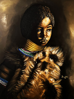 Affiche - Jadia - Accueil | Oueso - Art Afro Contemporain