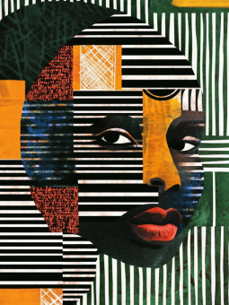 Affiche - Mask afrofri - Accueil | Oueso - Art Afro Contemporain