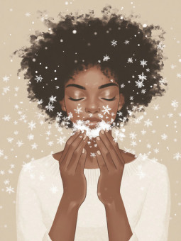 Affiche - Hivernal - Accueil | Oueso - Art Afro Contemporain