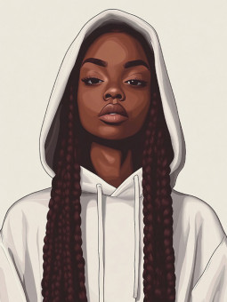 Poster - Taylor - Accueil | Oueso - Contemporary Afro Art