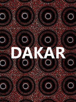 Poster - Dakar - Accueil | Oueso - Contemporary Afro Art