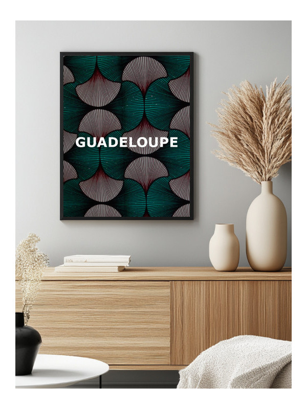 Affiche - Guadeloupe - Accueil | Oueso - Art Afro Contemporain Affiche - Guadeloupe - Accueil | Oueso - Art Afro Contemporain