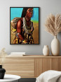 Affiche - Kadidiatou - Accueil | Oueso - Art Afro Contemporain