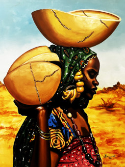 Affiche - Yara - Accueil | Oueso - Art Afro Contemporain