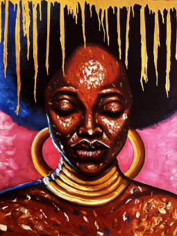 Poster - Abena - Accueil | Oueso - Contemporary Afro Art