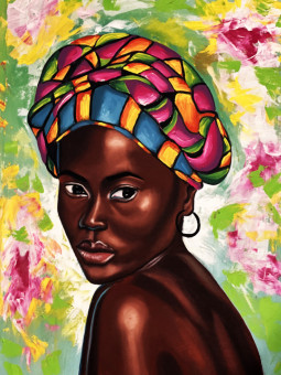 Affiche - Zainab - Accueil | Oueso - Art Afro Contemporain