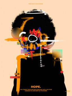 Affiche - Lumara - Accueil | Oueso - Art Afro Contemporain