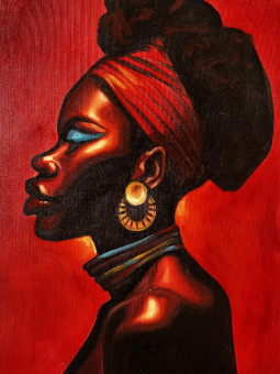 Poster - Talitha - Accueil | Oueso - Contemporary Afro Art