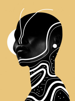 Poster - Neyora - Accueil | Oueso - Contemporary Afro Art