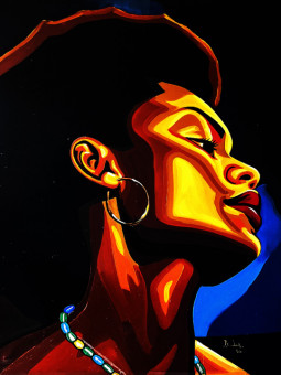 Affiche - Adanna - Accueil | Oueso - Art Afro Contemporain