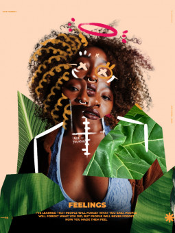 Affiche - Elumia - Accueil | Oueso - Art Afro Contemporain