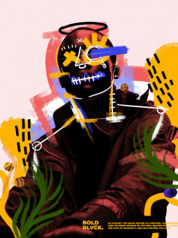 Poster - Boldra - Accueil | Oueso - Contemporary Afro Art
