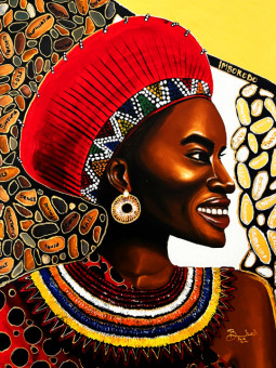 Poster - Kaïna - Accueil | Oueso - Contemporary Afro Art