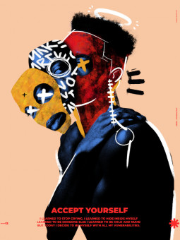 Poster - Hidde - Accueil | Oueso - Contemporary Afro Art
