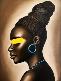 Affiche - Sika - Accueil | Oueso - Art Afro Contemporain