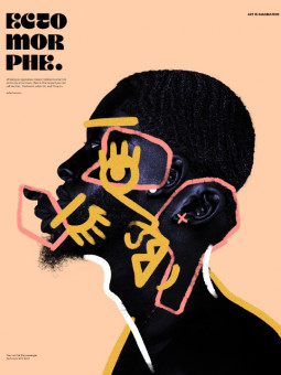 Poster - Ectomorphe - Accueil | Oueso - Contemporary Afro Art