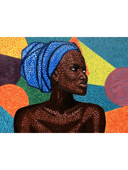 Affiche - Aissatou - Accueil | Oueso - Art Afro Contemporain