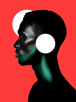 Poster - Mask - Accueil | Oueso - Contemporary Afro Art