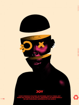 Affiche - Joy - Accueil | Oueso - Art Afro Contemporain