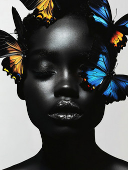 Poster - Melanin Love - Accueil | Oueso - Contemporary Afro Art