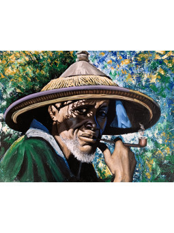 Poster - Malik - Accueil | Oueso - Contemporary Afro Art
