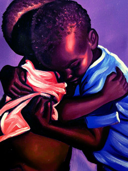 Affiche - Reflet d’Amour - Accueil | Oueso - Art Afro Contemporain
