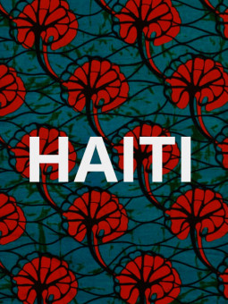 Affiche - Haïti wax - Accueil | Oueso - Art Afro Contemporain