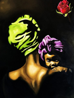 Affiche - Amour Pur - Accueil | Oueso - Art Afro Contemporain