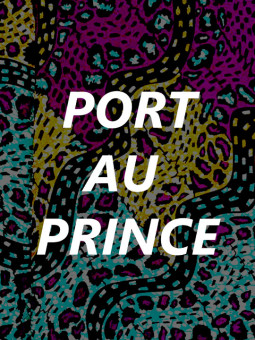 Affiche - Port au prince wax - Accueil | Oueso - Art Afro Contemporain