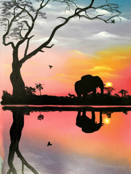 Poster - Royaume Sauvage - Accueil | Oueso - Contemporary Afro Art
