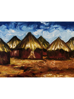 Poster - Casa Africa - Accueil | Oueso - Contemporary Afro Art