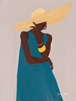 Poster - Clara (Beaux arts) - Accueil | Oueso - Contemporary Afro Art