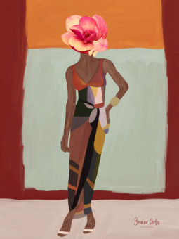 Poster - Élodie (Beaux arts) - Accueil | Oueso - Contemporary Afro Art