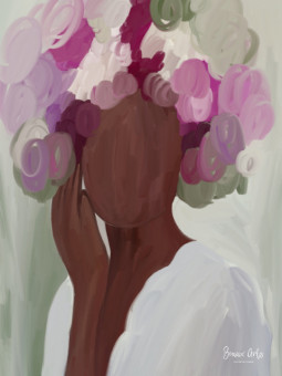 Affiche - Lucilia (Beaux arts) - Accueil | Oueso - Art Afro Contemp...