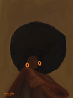 Poster - Anaïs (Beaux arts) - Accueil | Oueso - Contemporary Afro Art