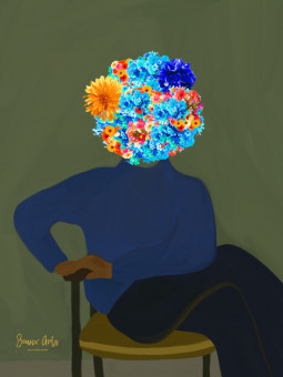 Affiche - Fleur d'Esprit (Beaux arts) - Accueil | Oueso - Art Afro ...