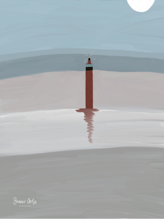 Affiche - Lighthouse (Beaux arts)-Art mural-OUESO