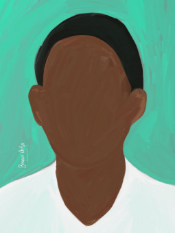 Affiche - Oluwaseun (Beaux art) - Art mural | Oueso - Art Afro Cont...